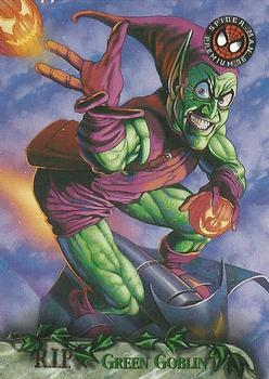 1996 SkyBox Premium Spider-Man #95 Green Goblin Front