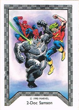 1990 Comic Images Spider-Man Team-Up #2 Doc Samson Front