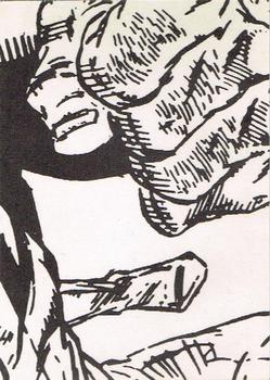 1990 Comic Images Spider-Man Team-Up #7 Hulk Back