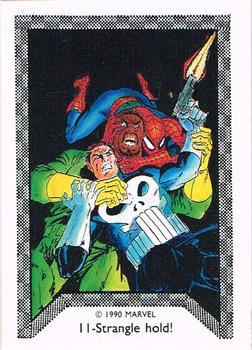 1990 Comic Images Spider-Man Team-Up #11 Strangle hold! Front