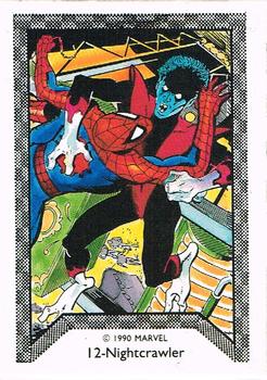 1990 Comic Images Spider-Man Team-Up #12 Nightcrawler Front
