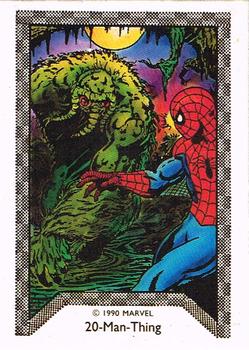 1990 Comic Images Spider-Man Team-Up #20 Man-Thing Front