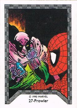 1990 Comic Images Spider-Man Team-Up #27 Prowler Front