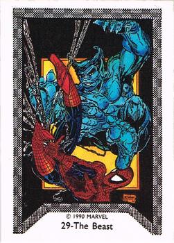 1990 Comic Images Spider-Man Team-Up #29 The Beast Front