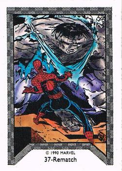 1990 Comic Images Spider-Man Team-Up #37 Rematch Front