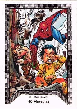 1990 Comic Images Spider-Man Team-Up #40 Hercules Front