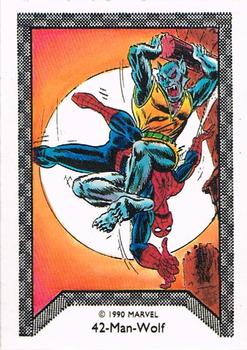 1990 Comic Images Spider-Man Team-Up #42 Man-Wolf Front