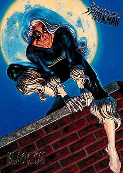 1995 Fleer Ultra Spider-Man #5 Black Cat Front