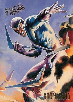 1995 Fleer Ultra Spider-Man #8 Boomerang Front