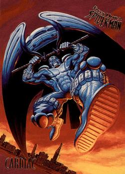 1995 Fleer Ultra Spider-Man #11 Cardiac Front