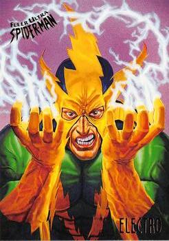 1995 Fleer Ultra Spider-Man #21 Electro Front