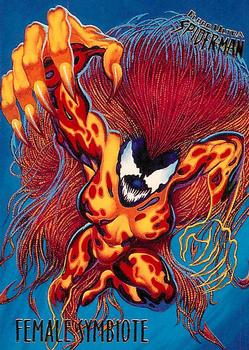 1995 Fleer Ultra Spider-Man #22 Female Symbiote Front