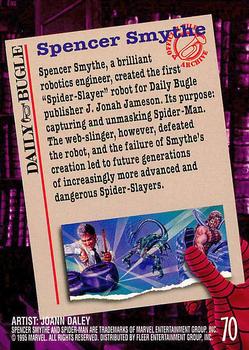 1995 Fleer Ultra Spider-Man #70 Spencer Smythe Back