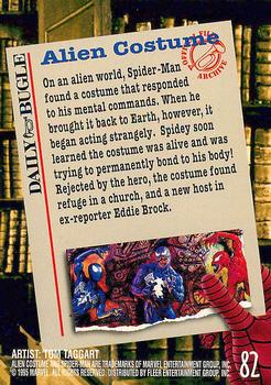 1995 Fleer Ultra Spider-Man #82 Alien Costume Back