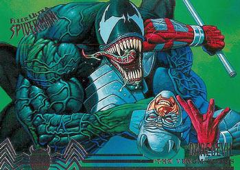 1995 Fleer Ultra Spider-Man #100 Venom vs. Daredevil Front