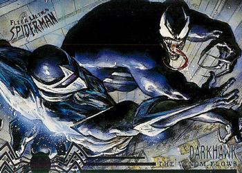 1995 Fleer Ultra Spider-Man #101 Venom vs. Darkhawk Front