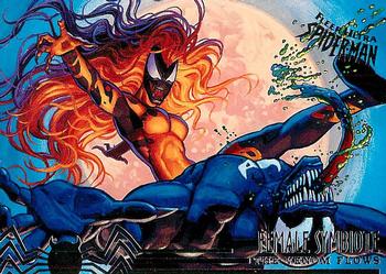 1995 Fleer Ultra Spider-Man #103 Venom vs. Female Symbiote Front