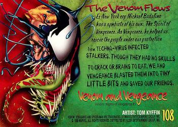 1995 Fleer Ultra Spider-Man #108 Venom / Vengeance Back
