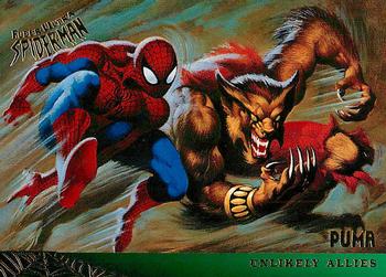 1995 Fleer Ultra Spider-Man #133 Puma Front