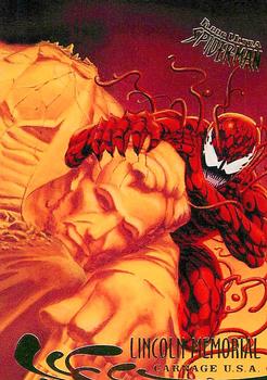 1995 Fleer Ultra Spider-Man #137 Lincoln Memorial Front