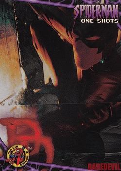 1997 Ultra Spider-Man #18 Daredevil Front