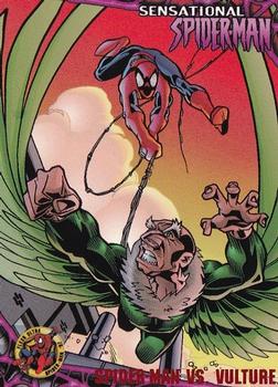 1997 Ultra Spider-Man #36 Spider-Man vs. Vulture Front