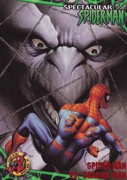 1997 Ultra Spider-Man #75 Spider-Man vs. Dragon Man Front