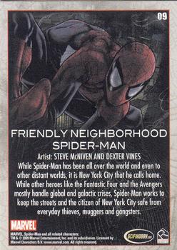 2009 Rittenhouse Spider-Man Archives #09 Friendly Neighborhood Spider-Man Back