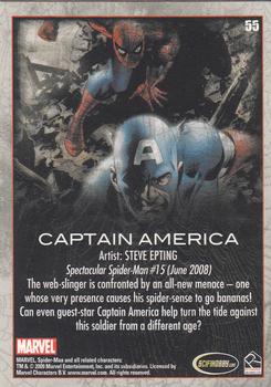 2009 Rittenhouse Spider-Man Archives #55 Captain America Back
