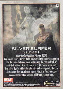 2009 Rittenhouse Spider-Man Archives #62 Silver Surfer Back