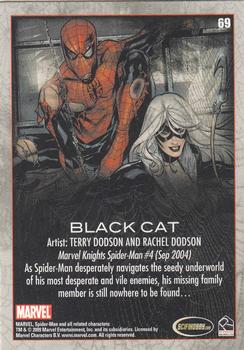 2009 Rittenhouse Spider-Man Archives #69 Black Cat Back