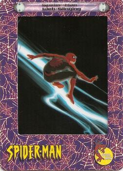 2002 ArtBox Spider-Man FilmCardz #2 Spider-Man Web-Slinging Front