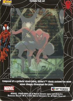 2002 ArtBox Spider-Man FilmCardz #51 Classic Spider-Man Back