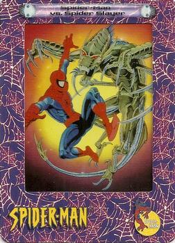 2002 ArtBox Spider-Man FilmCardz #7 Spider-Man vs. Spider Slayer Front