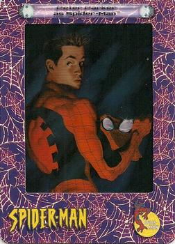 2002 ArtBox Spider-Man FilmCardz #19 Peter Parker as Spider-Man Front
