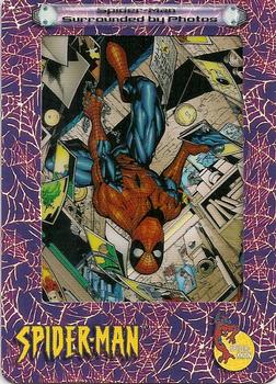 2002 ArtBox Spider-Man FilmCardz #20 Spider-Man Surrounded by Photos Front