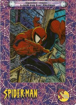 2002 ArtBox Spider-Man FilmCardz #26 Spider-Man Looking for Action Front