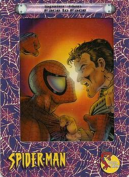 2002 ArtBox Spider-Man FilmCardz #30 Spider-Man Face to Face Front