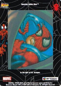 2002 ArtBox Spider-Man FilmCardz #31 In the Eyes of Dr. Octopus Back