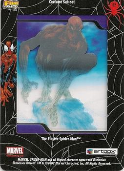 2002 ArtBox Spider-Man FilmCardz #52 Elusive Spider-Man Back