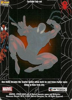2002 ArtBox Spider-Man FilmCardz #53 Scarlet Spider Back
