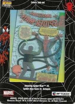 2002 ArtBox Spider-Man FilmCardz #65 Amazing Spider-Man #3 Back
