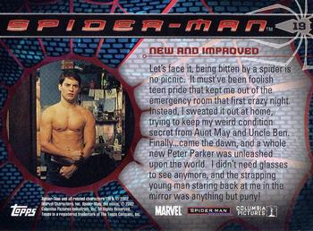 2002 Topps Spider-Man #19 New and Improved Back