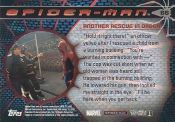 2002 Topps Spider-Man #66 Another Rescue in Order Back