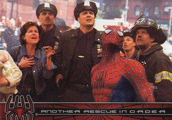 2002 Topps Spider-Man #66 Another Rescue in Order Front