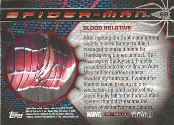 2002 Topps Spider-Man #68 Blood Relative Back
