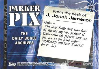2002 Topps Spider-Man #95 The Daily Bugle isn't some two-bit scandal r Back
