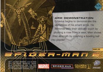 2004 Upper Deck Spider-Man 2 #SMC-30 Arm Demonstration Back