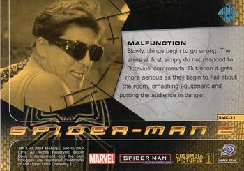 2004 Upper Deck Spider-Man 2 #SMC-31 Malfunction Back