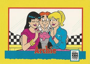 1991 Impel Trading Card Treats #NNO Archie -- Three on a Soda Front